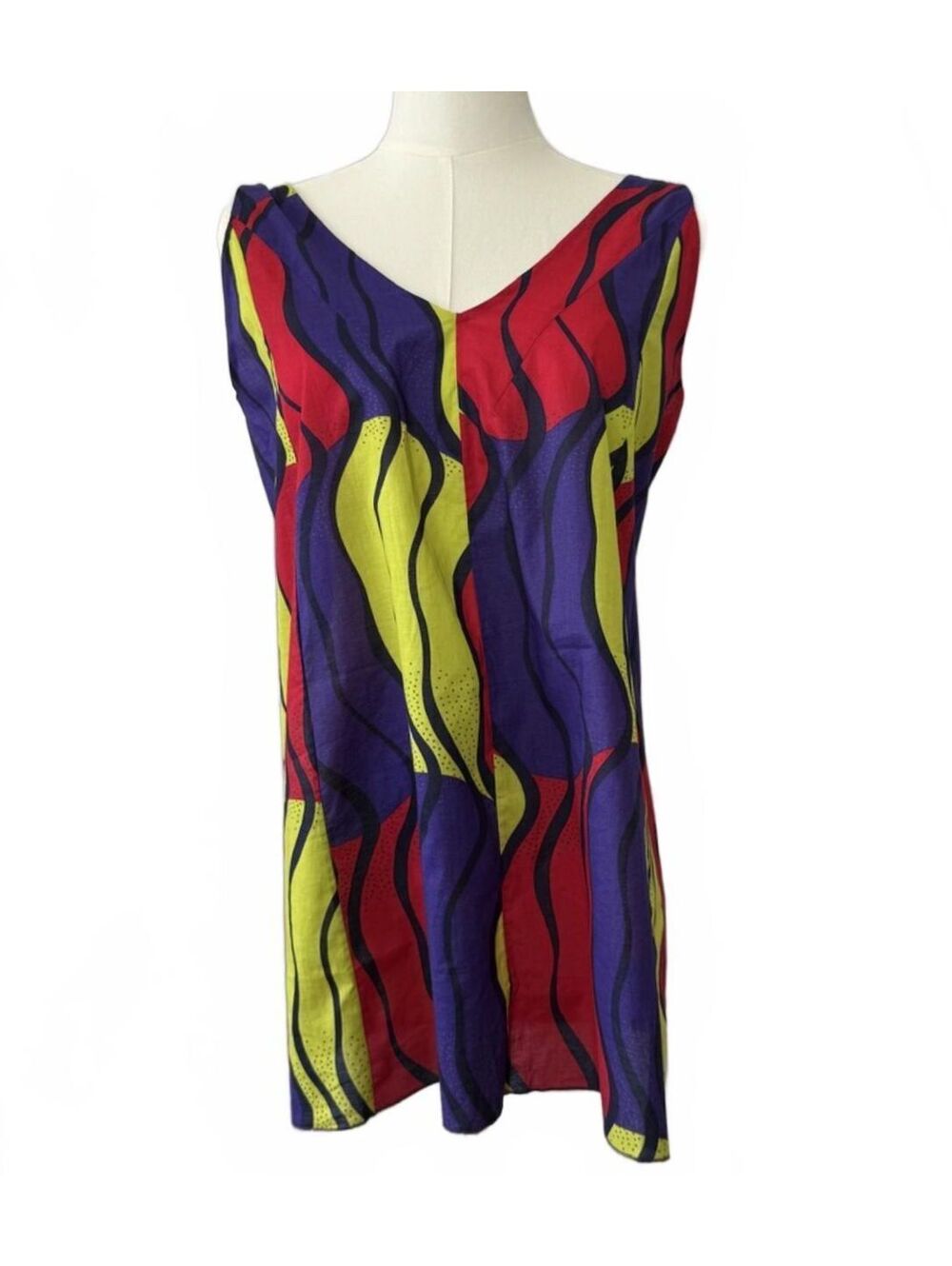 Marni Estate 2009 Multicolor Tunic Sleeveless Tank US 8 NWT